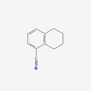 5,6,7,8-Tetrahydronaphthalene-1-carbonitrile chemical structure (CAS 29809-13-0)