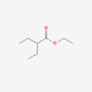 Ethyl 2-ethylbutanoate chemical structure (CAS 2983-38-2)