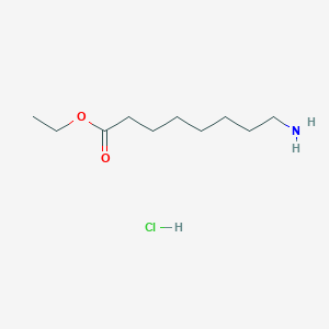 Ethyl 8-aminooctanoate hydrochloride chemical structure (CAS 29833-31-6)