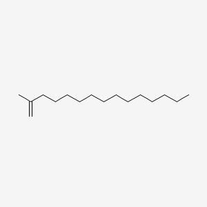 2-Methyl-1-pentadecene chemical structure (CAS 29833-69-0)