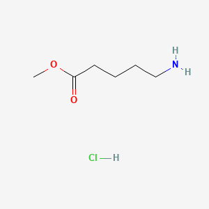Methyl 5-aminopentanoate hydrochloride chemical structure (CAS 29840-56-0)