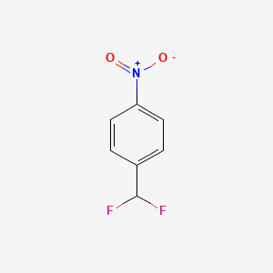 1-(Difluoromethyl)-4-nitrobenzene chemical structure (CAS 29848-57-5)