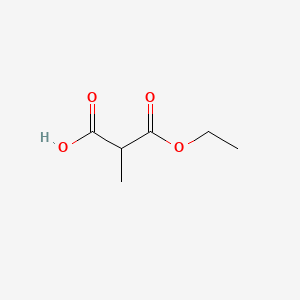 3-Ethoxy-2-methyl-3-oxopropanoic acid chemical structure (CAS 2985-33-3)
