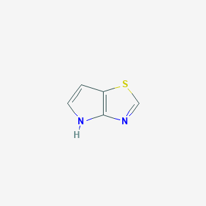 4H-Pyrrolo[2,3-d]thiazole chemical structure (CAS 298699-45-3)