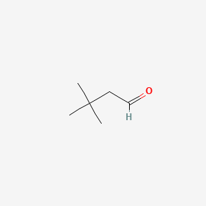 3,3-Dimethylbutanal chemical structure (CAS 2987-16-8)