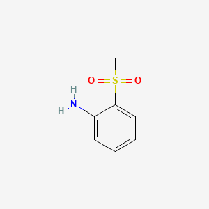 2-(Methylsulfonyl)aniline chemical structure (CAS 2987-49-7)