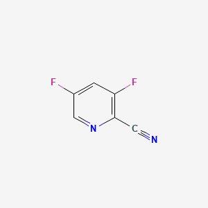 3,5-Difluoropicolinonitrile chemical structure (CAS 298709-29-2)