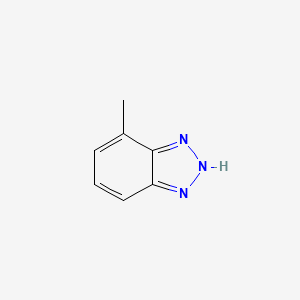 4-Methyl-1H-benzo[d][1,2,3]triazole chemical structure (CAS 29878-31-7)