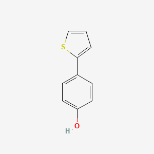 4-(Thiophen-2-yl)phenol chemical structure (CAS 29886-65-5)