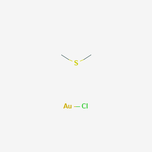 Chloro(dimethylsulfide)gold(I) chemical structure (CAS 29892-37-3)