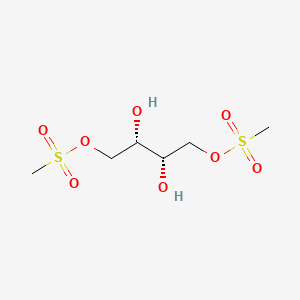 (2S,3S)-2,3-Dihydroxybutane-1,4-diyl dimethanesulfonate chemical structure (CAS 299-75-2)