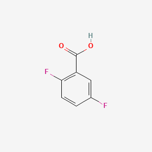2,5-Difluorobenzoic acid chemical structure (CAS 2991-28-8)
