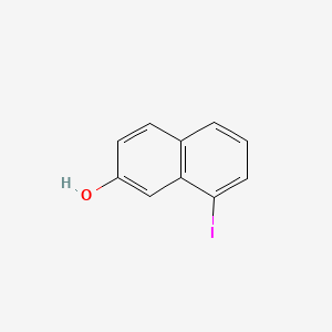 1-Iodo-7-naphthol chemical structure (CAS 29921-51-5)