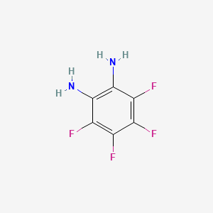 3,4,5,6-Tetrafluorobenzene-1,2-diamine chemical structure (CAS 2993-07-9)