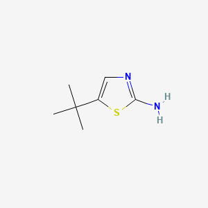 5-(tert-Butyl)thiazol-2-amine chemical structure (CAS 299417-31-5)