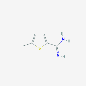 5-Methylthiophene-2-carboximidamide chemical structure (CAS 299423-79-3)