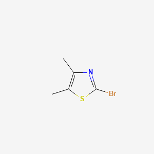 2-Bromo-4,5-dimethylthiazole chemical structure (CAS 29947-24-8)