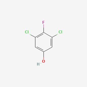 3,5-Dichloro-4-fluorophenol chemical structure (CAS 2995-04-2)