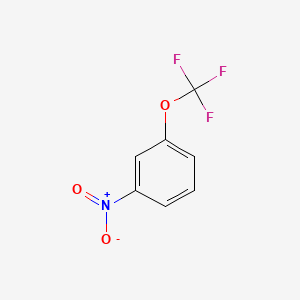 1-Nitro-3-(trifluoromethoxy)benzene chemical structure (CAS 2995-45-1)