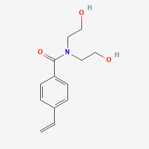 N,N-Bis(2-hydroxyethyl)-4-vinylbenzamide chemical structure (CAS 2995293-06-4)
