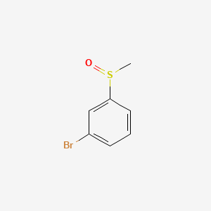 1-Bromo-3-(methylsulfinyl)benzene chemical structure (CAS 29959-92-0)