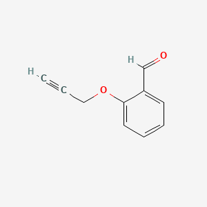 2-(Prop-2-yn-1-yloxy)benzaldehyde chemical structure (CAS 29978-83-4)