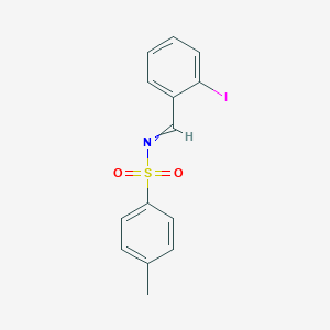 N-(2-Iodobenzylidene)-4-methylbenzenesulfonamide chemical structure (CAS 299954-13-5)