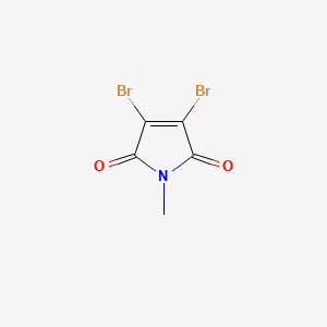 2,3-Dibromo-N-methylmaleimide chemical structure (CAS 3005-27-4)