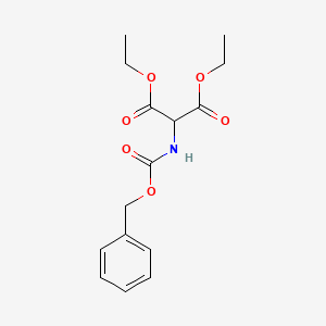 Diethyl 2-(((benzyloxy)carbonyl)amino)malonate chemical structure (CAS 3005-66-1)