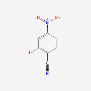 2-Iodo-4-nitrobenzonitrile chemical structure (CAS 300627-43-4)
