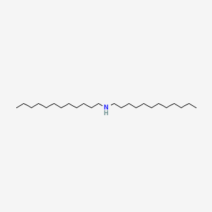 Didodecylamine chemical structure (CAS 3007-31-6)