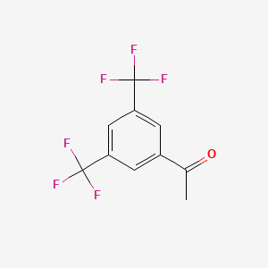 1-(3,5-Bis(trifluoromethyl)phenyl)ethanone chemical structure (CAS 30071-93-3)