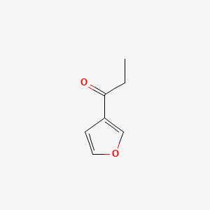 1-(Furan-3-yl)propan-1-one chemical structure (CAS 30078-67-2)