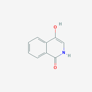 4-Hydroxyisoquinolin-1(2H)-one chemical structure (CAS 30081-72-2)