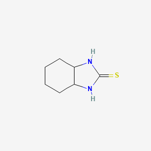 Hexahydro-1H-benzo[d]imidazole-2(3H)-thione chemical structure (CAS 30086-64-7)