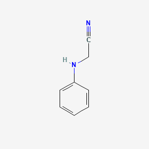 2-(Phenylamino)acetonitrile chemical structure (CAS 3009-97-0)