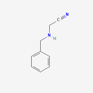 2-(Benzylamino)acetonitrile chemical structure (CAS 3010-05-7)