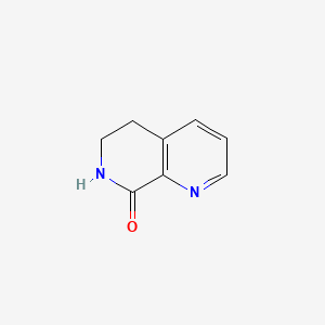 6,7-Dihydro-1,7-naphthyridin-8(5H)-one chemical structure (CAS 301666-63-7)