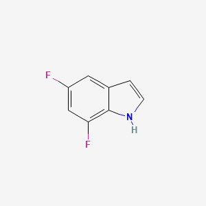 5,7-Difluoroindole chemical structure (CAS 301856-25-7)