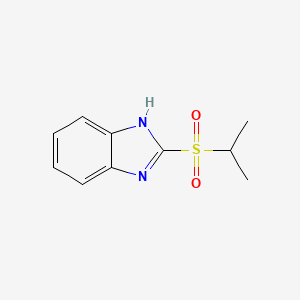 2-(Isopropylsulfonyl)-1H-benzo[d]imidazole chemical structure (CAS 30192-39-3)