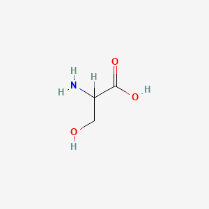 DL-Serine chemical structure (CAS 302-84-1)