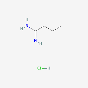 Butyrimidamide hydrochloride chemical structure (CAS 3020-81-3)
