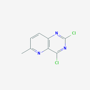 2,4-Dichloro-6-methylpyrido[3,2-d]pyrimidine chemical structure (CAS 30212-52-3)