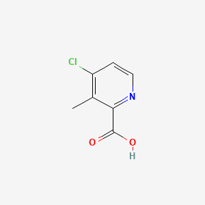 4-Chloro-3-methylpicolinic acid chemical structure (CAS 30235-20-2)