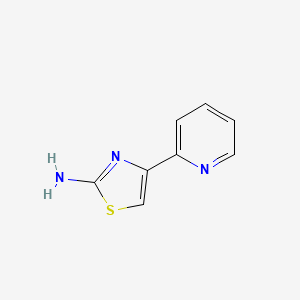 4-(Pyridin-2-yl)thiazol-2-amine chemical structure (CAS 30235-26-8)