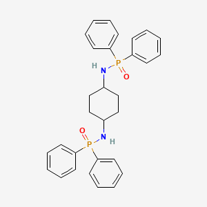 N,N'-(Cyclohexane-1,4-diyl)bis(P,P-diphenylphosphinic amide) chemical structure (CAS 3024621-03-9)