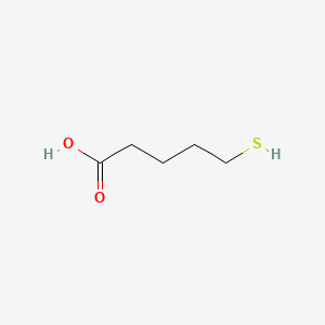 5-Mercaptopentanoic acid chemical structure (CAS 30247-98-4)
