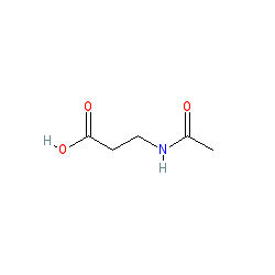 N-Acetyl-b-alanine chemical structure (CAS 3025-95-4)