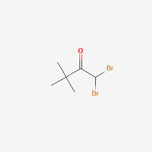 1,1-Dibromopinacolone chemical structure (CAS 30263-65-1)