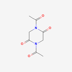 1,4-Diacetylpiperazine-2,5-dione chemical structure (CAS 3027-05-2)